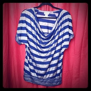 Striped Bubble Top - see through